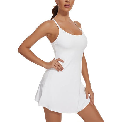 Plush Backless Active Dress-Easy Peezy Edition