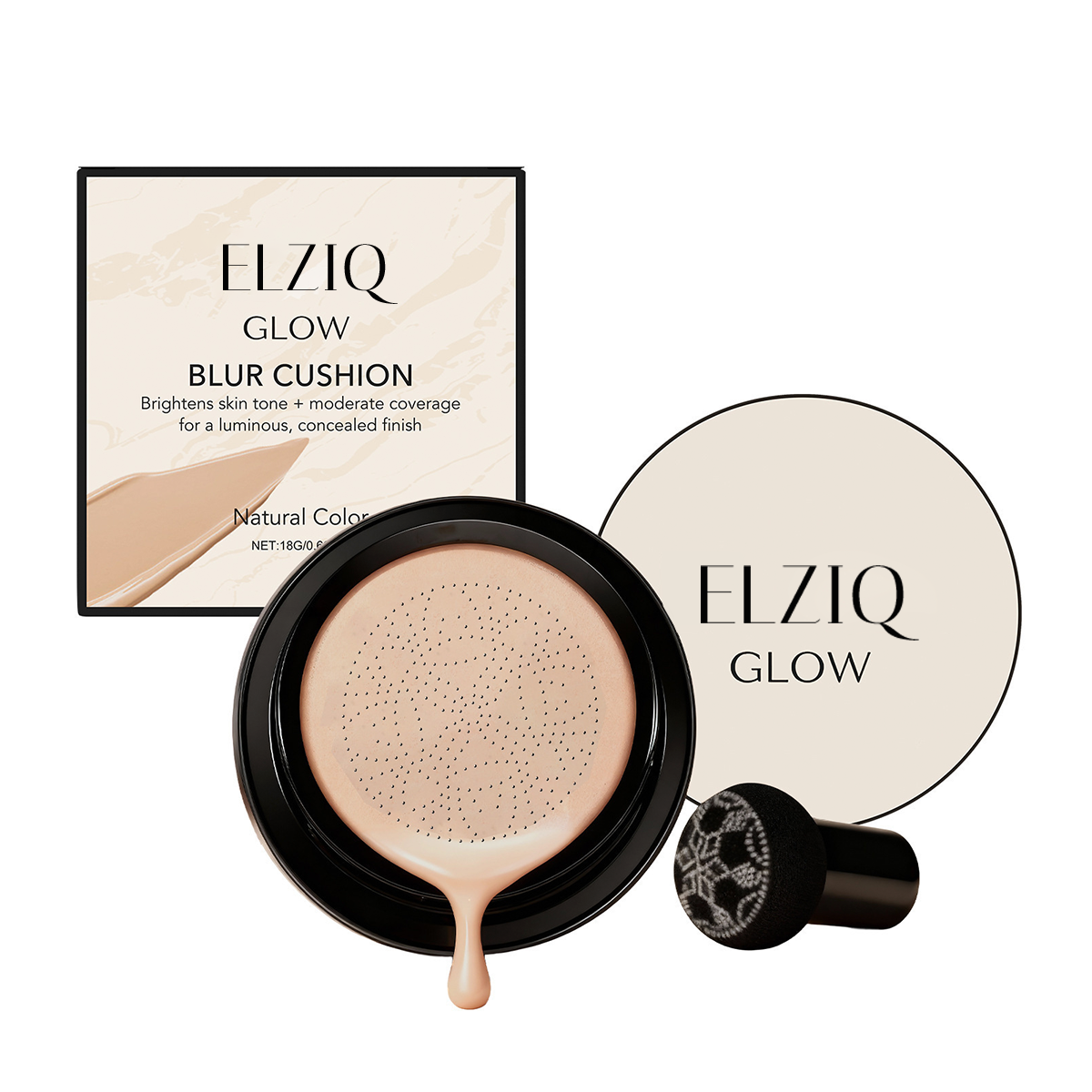 Elziq Glow Foundation Cushion