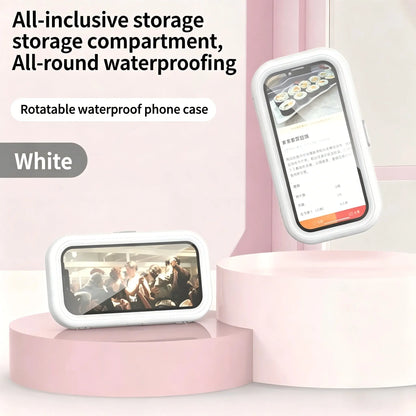 🎉2026 hot sell！360° Waterproof Shower Phone Holder – Anti-Fog Touch Screen Wall Mount