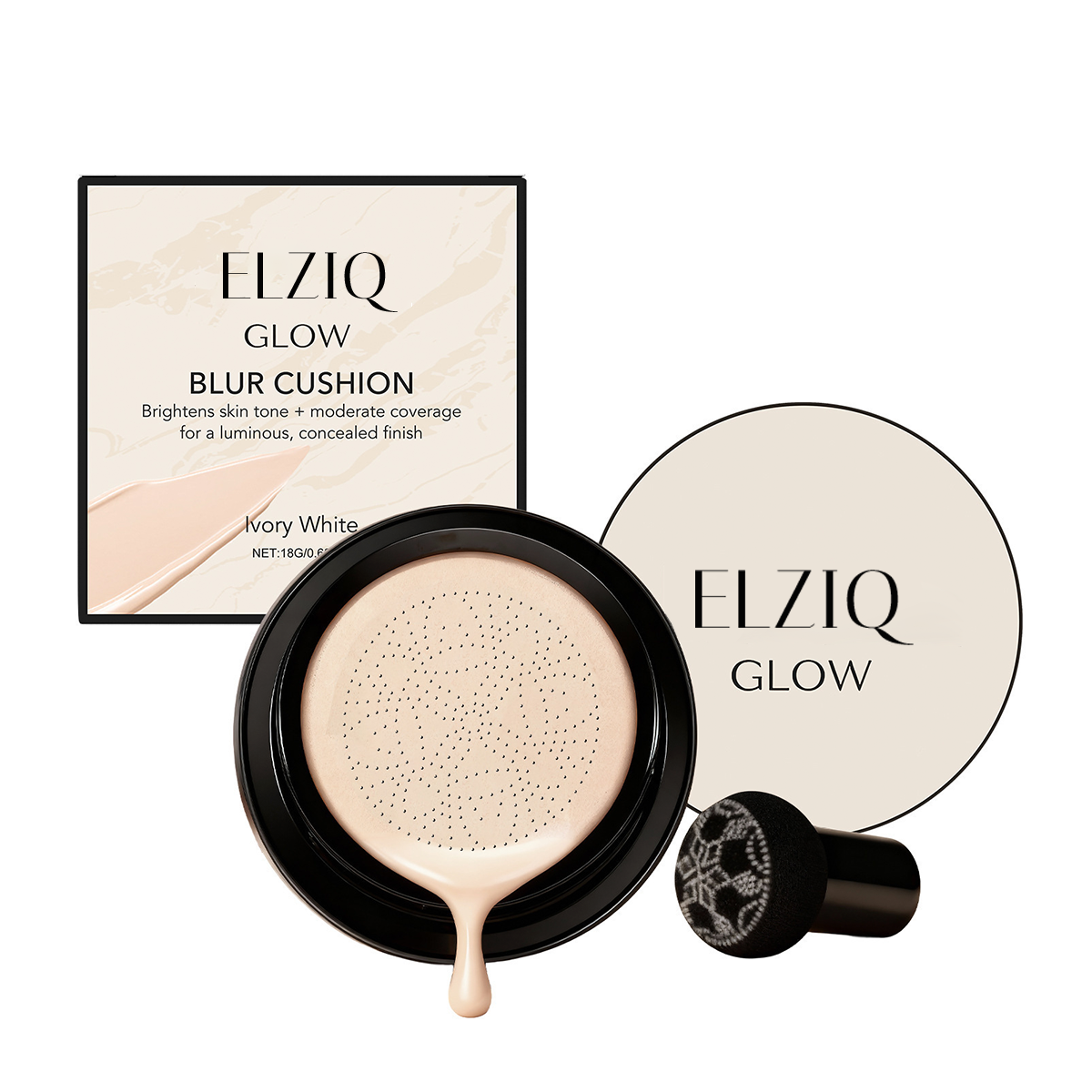 Elziq Glow Foundation Cushion