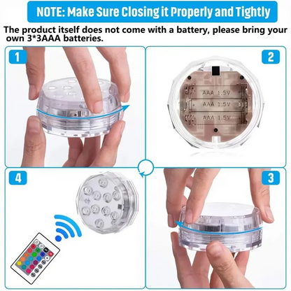 Elziq Remote Controlled  LED Pool Light