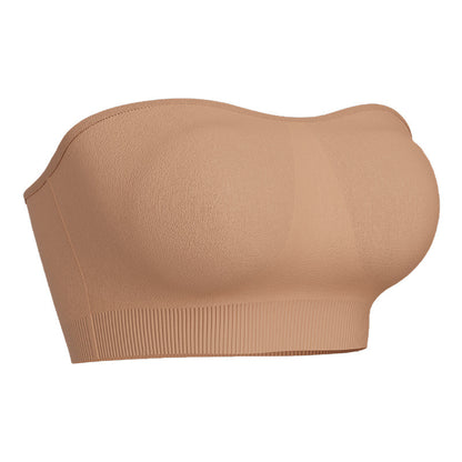 Non-Slip Bandeau Seamless Wireless Strapless Bra
