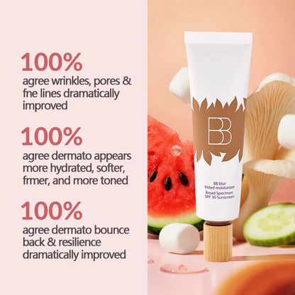 blur tinted moisturizer SPF 30 - instantly brightens, hydrates & smooths your dermato