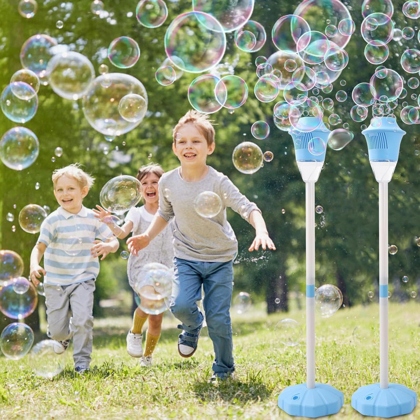 Kids Automatic Bubble Machine with Lights & Music