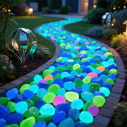 💥Glow In The Dark Rocks - Illuminate Your Outdoors with Enchanting Glow!