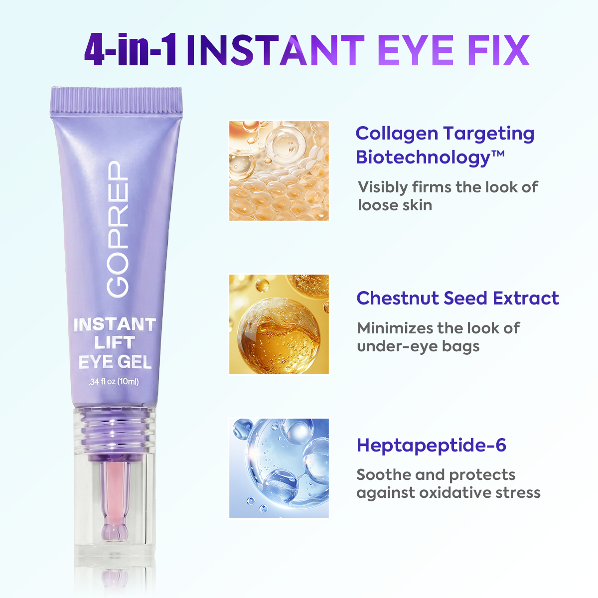 Instant Lift Eye Gel – Reduces the Look of Eye Bags