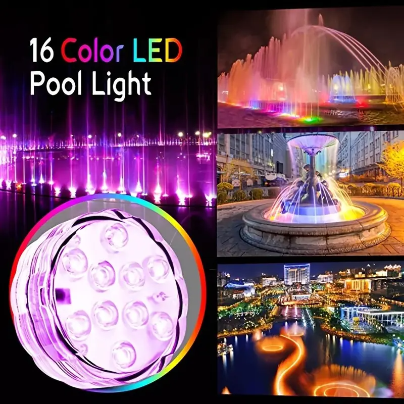 Elziq Remote Controlled  LED Pool Light