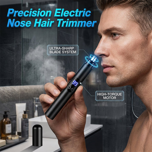 🚀✨Portable Electric Nose & Ear Hair Trimmer