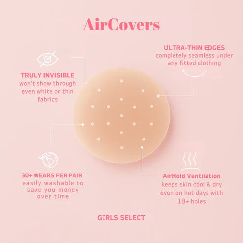 Go Braless! Seamless Nipple Covers(Latex-free and 100% Medical Silicone)